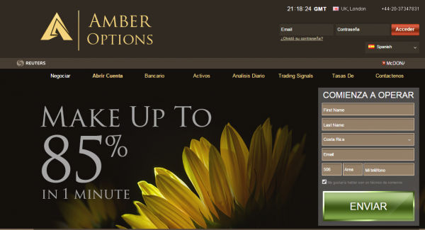 Amber options brokers